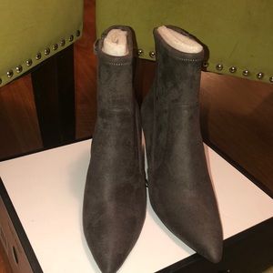 Dark Grey Nine West Booties NIB